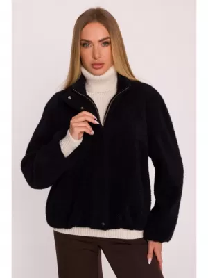 Damenmantel MOE M885 SCHWARZ