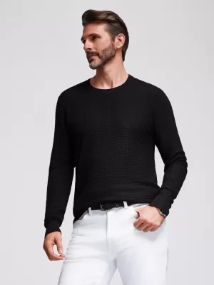 Herrenpullover OMBRE OM-SWSW-0181 SCHWARZ