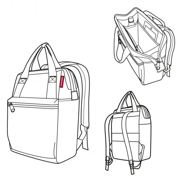  Rucksack REISENTHEL Allrounder R SCHWARZ 
