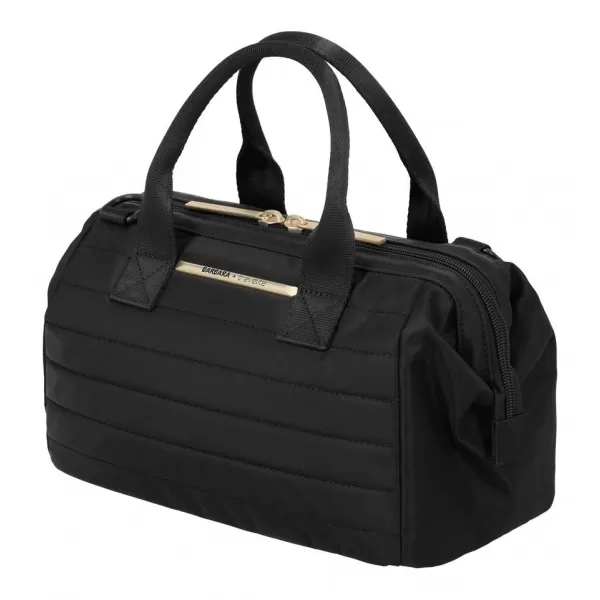  Handtasche TRAVELITE BARBARA Stepp Cosmetic Bag SCHWARZ 