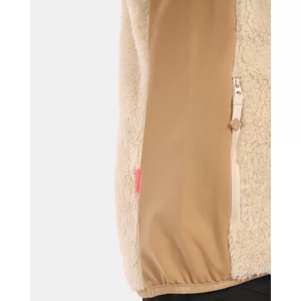  Fleece-Sweatshirt für Mädchen KILPI NORKA-JG ZJ0207KI BEIGE 