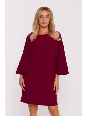 Kleid STYLOVE S426 KASTANIENBRAUN