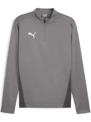 Hemd PUMA TEAMGOAL TRAINING 1/4 ZIP TO 658629_13 GUSSEISEN/WEIß/SCHATTENGRAU