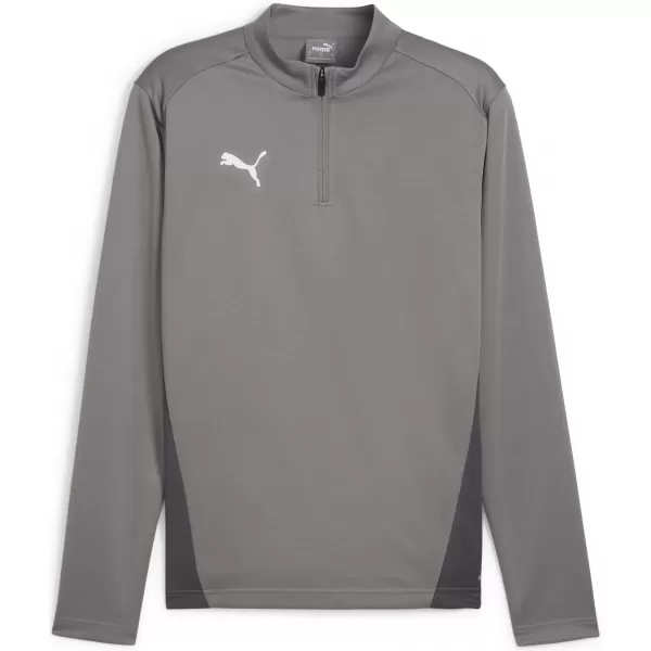  Hemd PUMA TEAMGOAL TRAINING 1/4 ZIP TO 658629_13 GUSSEISEN/WEIß/SCHATTENGRAU 
