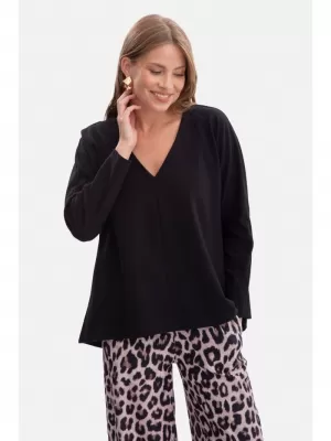 Damenbluse BEWEAR B304 SCHWARZ