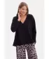 Damenbluse BEWEAR B304 SCHWARZ