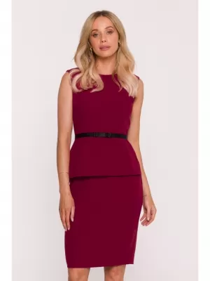 Kleid STYLOVE S427 KASTANIENBRAUN