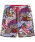 Shorts PUMA HOOPERHOTLINE AOP 7" SHORTS 63283701 FÜR ALLE ZEITEN ROT/AOP