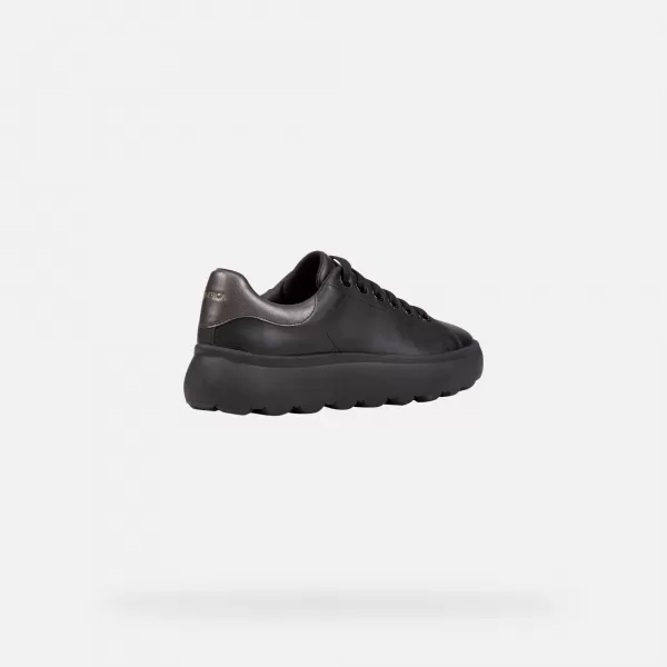  Damen-Sneaker GEOX SPHERICA EC4.1 G000584 SCHWARZ 