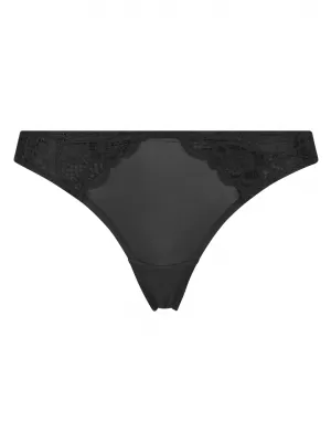 Damen-Tanga URBAN CLASSICS TB7850A SCHWARZ/WEIß