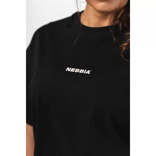  Übergroßes T-Shirt RESET 491 SCHWARZ Nebbia 