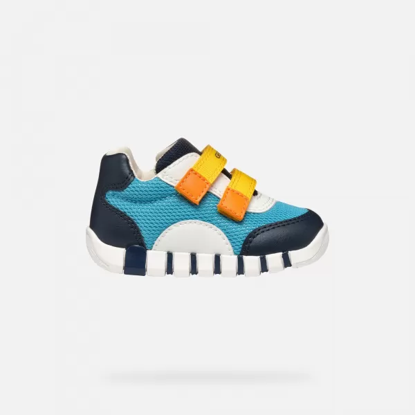  Schuhe für die ersten Schritte für Jungen GEOX IUPIDOO B3555C01454C4088 BLAU 