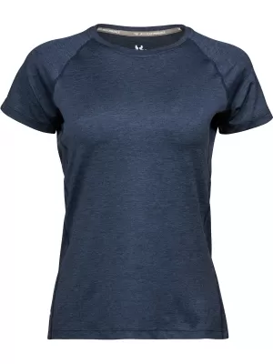 Damen-T-Shirt TEE JAYS | TJ 7021 MARINEBLAU MELIERT