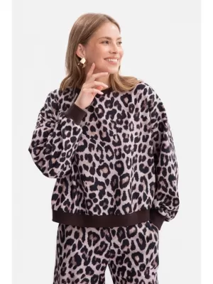 Damen-Sweatshirt BEWEAR B303 BRAUN