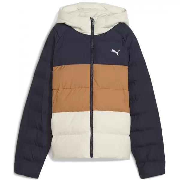  Kinderjacke PUMA SYNTHETIC HOODED PUFFER JACKET 68840416 NEUE MARINE 