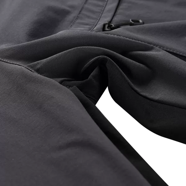  Softshellhose für Herren ALPINE PRO AKAN 2 DUNKELGRAU 