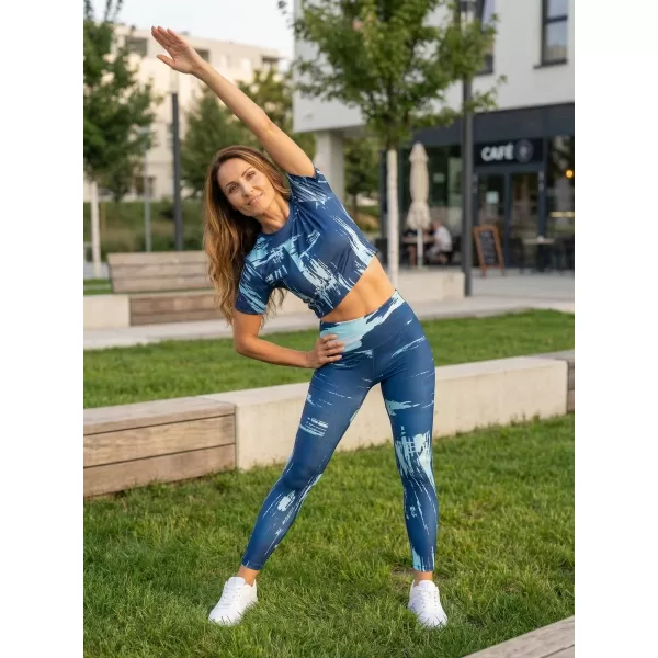  Premium-Crop-Top für Damen ALTISPORT VOJ/ALW010TR07 KRÁLOVSKÁ KÖNIGSBLAU 