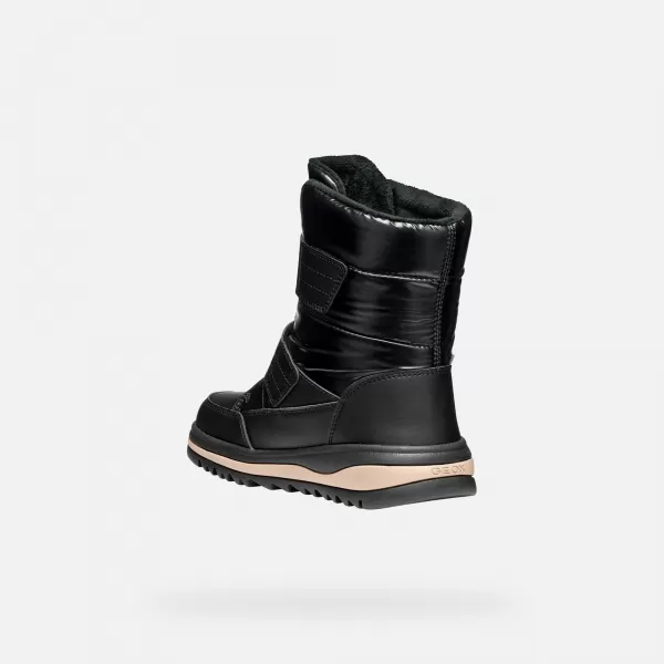  Winterstiefel für Mädchen GEOX ADELHIDE AB J56EWA0LVNFC9999 SCHWARZ 