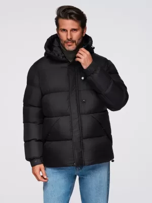 Jacke OMBRE OM-JAHP-0238 SCHWARZ