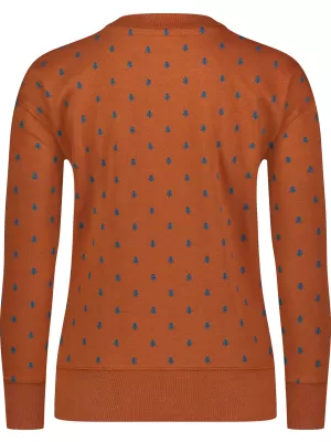Damen Sweatshirt NORDBLANC SEMPITERNAL NBSLS8225 BRAUN