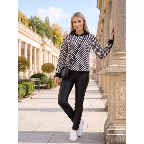  Damen-Sweatshirt ALTISPORT GILL SCHWARZ/WEIß 