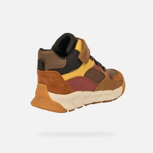  Stiefeletten für Jungen GEOX FLEXYPER PRO BOY B J56NBA0ME22C6FN6 BRAUN 