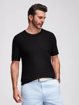Hemd OMBRE OM-TSCT-0253 SCHWARZ