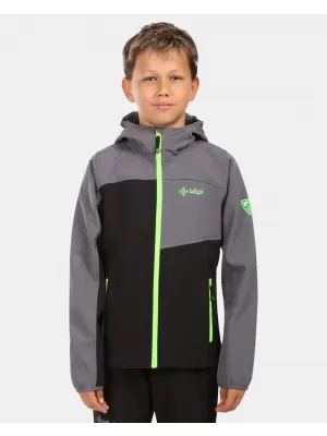 Softshelljacke für Kinder KILPI RAVIO-J ZJ0105KI SCHWARZ