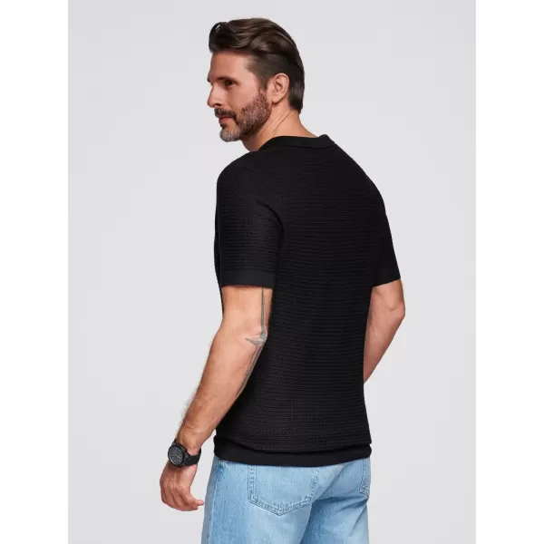  Herren t -Shirt OMBRE OM-POSS-0157 SCHWARZ 