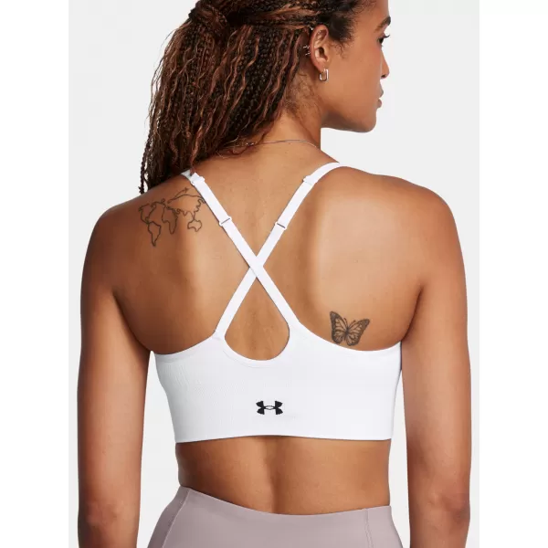  Damen-BH UNDER ARMOUR VANISH SEAMLESS LOW BRA 1384417-100 WEIß 