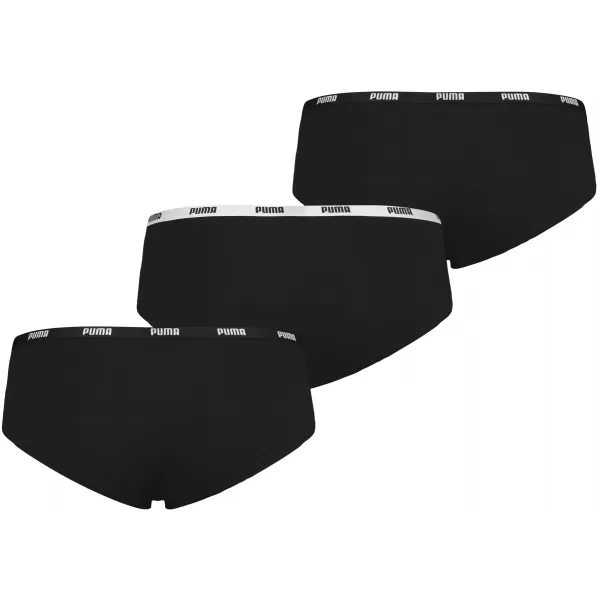  Höschen PUMA HIPSTER 3P PACK 90759202 SCHWARZ 