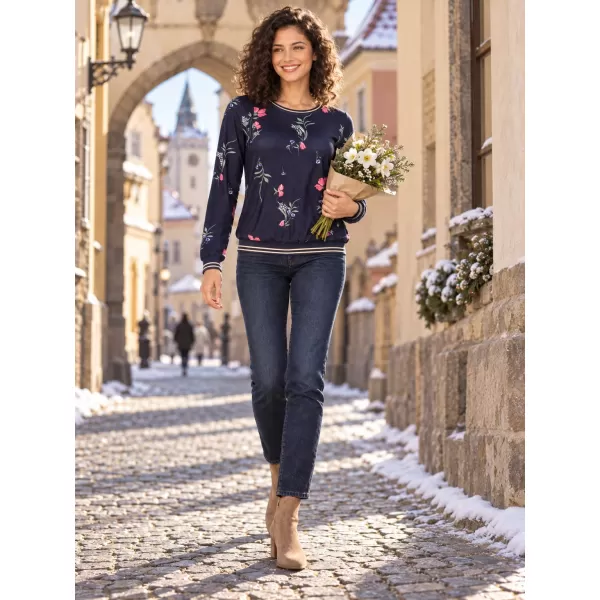  Damen-T-Shirt KIXMI VANESSA DUNKELBLAU 