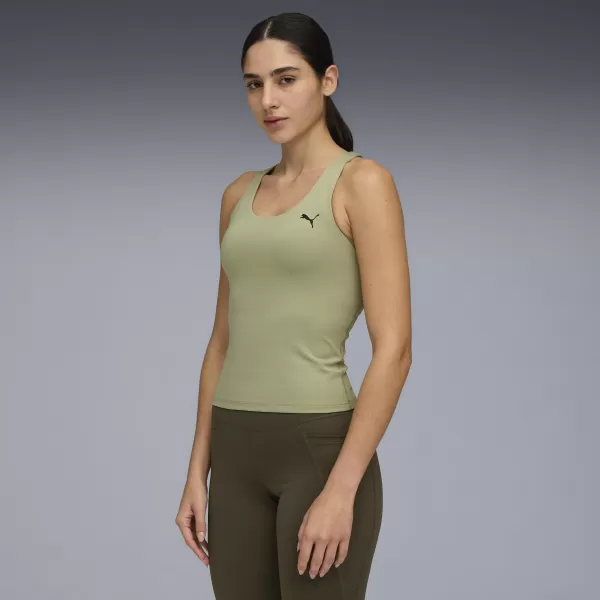  Tanktop PUMA W TAD ESSENTIAL 2 IN 1 TANK 52588982 LUX -ARMEE 