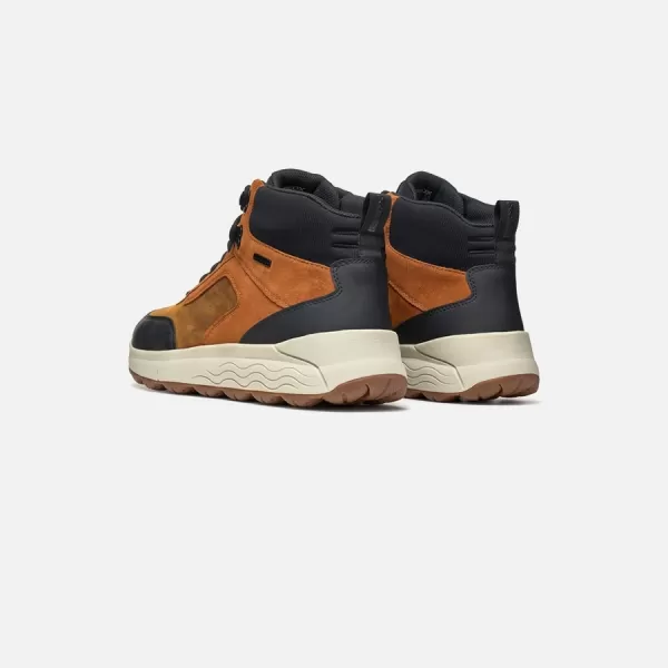  Herren-Stiefeletten GEOX SPHERICA 4X4 ABX BRAUN 
