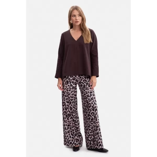  Damenbluse BEWEAR B304 DUNKLE SCHOKOLADE 