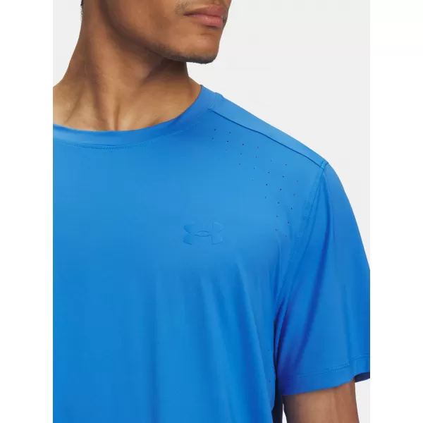  Herren-T-Shirt UNDER ARMOUR UA LAUNCH ELITE SHORTSLEEVE 1389802-402 BLAU 