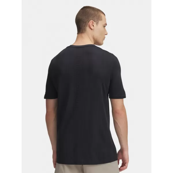  Herren-T-Shirt UNDER ARMOUR VANISH SEAMLESS NOVELTY SS 1388129-001 SCHWARZ 