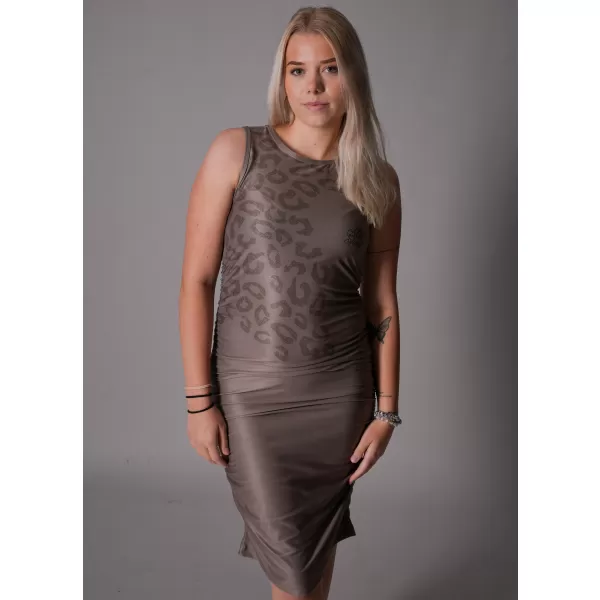  Premium-Kleid für Damen ALTISPORT VOJ/ALW047SAT03 HELLBRAUN 