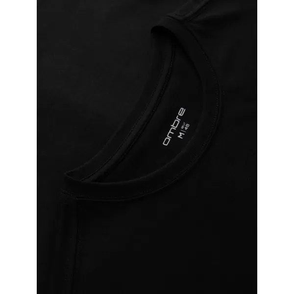  Hemd OMBRE OM-TSPT-0248 SCHWARZ 