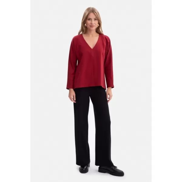  Damenbluse BEWEAR B304 KASTANIENBRAUN 
