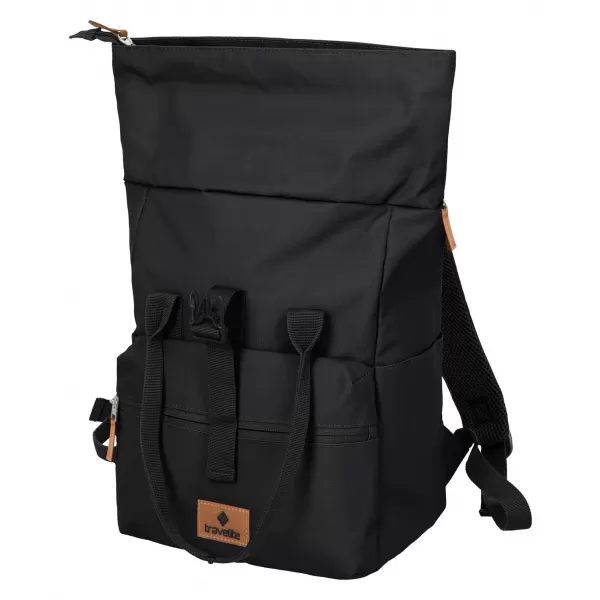 Rucksack TRAVELITE BASICS SHORT HANDLE ROLL-UP SCHWARZ 