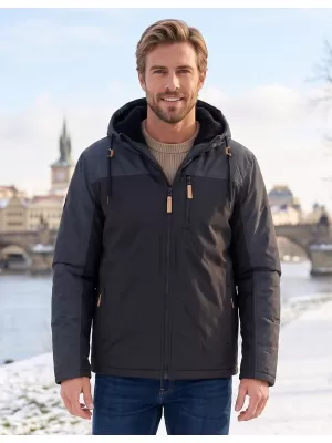 Herren-Winterjacke ALTISPORT NEROM SCHWARZ