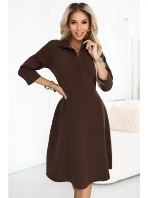 Kleid NUMOCO 286-9 SCHOKOLADE