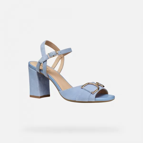 Damensandalen GEOX NEW ERAKLIA 80 HELLBLAU 