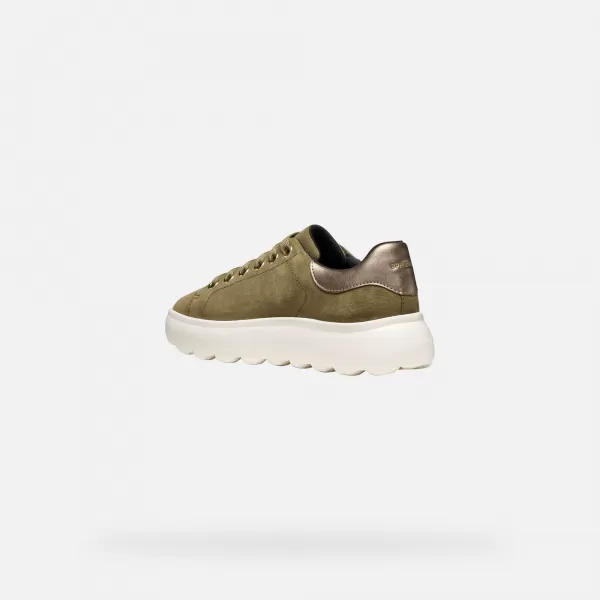  Damen-Sneaker GEOX SPHERICA EC4.1 G009311 KHAKI 