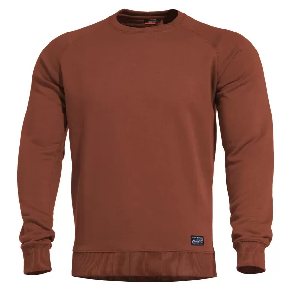  Sweatshirt PENTAGON HAWK SWEATER BLANK K09019 KASTANIENBRAUNES ROT 