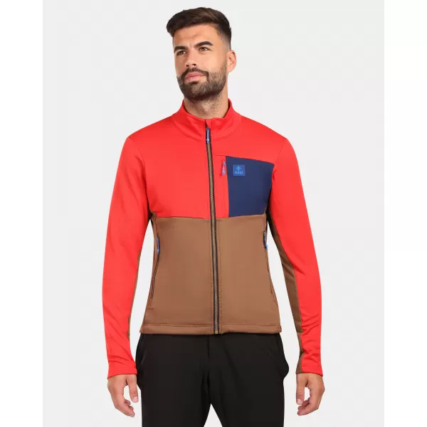  Fleece-Sweatshirt für Herren KILPI ERIN-M ZM0206KI BRAUN 