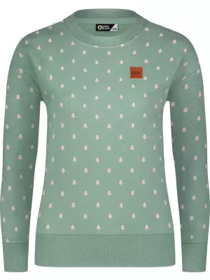 Damen Sweatshirt NORDBLANC SEMPITERNAL NBSLS8225 HELLGRÜN