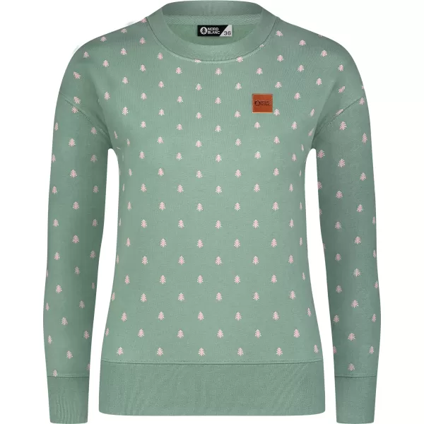  Damen Sweatshirt NORDBLANC SEMPITERNAL NBSLS8225 HELLGRÜN 