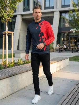 Funktionaler Sweatshirt -Premium von Männern ALTISPORT VOJ/ALM112MI01 SCHWARZ